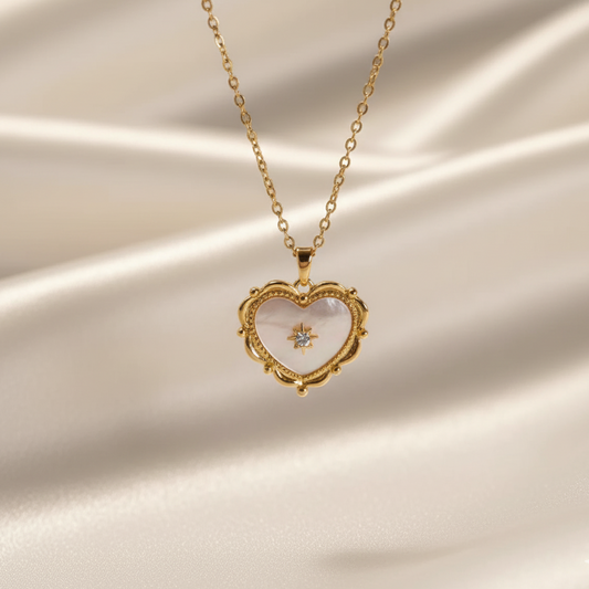 Heart Star Pendant Necklace