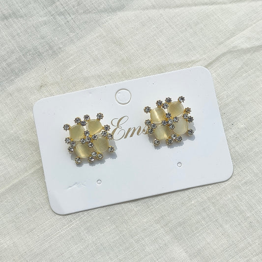 Square Stud Earrings
